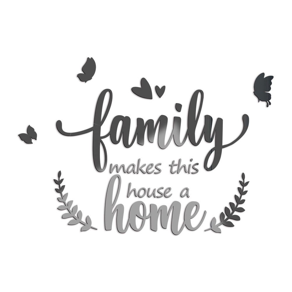 Yesfashion 3d Acrylic Mirror Wall Decorative Stickers Family Home