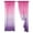 Pink and Purple, variant on Purple and Blue Curtains for Bedroom Decor Set of 2 Single Panel Pocket Window Voile Pastel Sheer Ombre Rainbow Curtain for Room Decoration Teen Princess