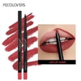 thumbnail image 4 of Lápiz Delineador de labios mate resistente al agua, tinte de contorno rojo, lápiz labial de larga duración, taza antiadherente, maquillaje de labios hidratante, 12 colores, 4 of 4