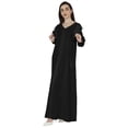 thumbnail image 4 of Bimba Abaya Islamic Prayer Dress With Hijab For Women'sFront Button PlacketMuslim Dress, 4 of 7