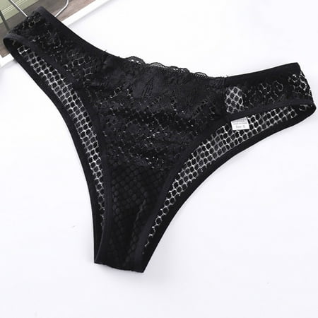 uublik Lace Panties Womens Black Ladies Seamless Brief Comfort Womens Lace Panties