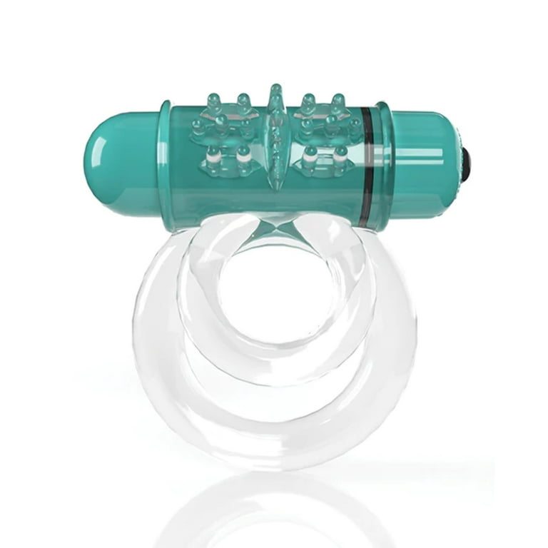 Screaming O 4b - Double O Super Powered Vibrating Double Ring - Kiwi