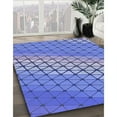thumbnail image 3 of Ahgly Company Machine Washable Indoor Rectangle Transitional Blue Area Rugs, 2' x 4', 3 of 7