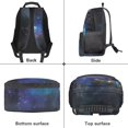 thumbnail image 5 of KUIFORTI Galaxy Wolf Kids Backpack 17 Inch Lightweight Children's School Bag with Laptop Compartment for Elementary Middle Daily Use Back to School Gifts for Boys, 5 of 7