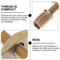 thumbnail image 2 of 8 Sets Bed Frame Spare Parts Bed Frame Threaded Pin Nut Kit For Bed Crib, 2 of 3