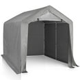 thumbnail image 5 of 8X8FT Outdoor Storage Shelter Shed GREY, 5 of 10