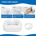 thumbnail image 4 of Bedside Shampoo Basin, Cleaning Hair Washing Basin White  for  for Postoperation, 4 of 8