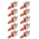 thumbnail image 1 of Interruptor de botón pulsador DPDT de 6 pines, 1 posición, autolock, rojo, 10 piezas, 1 of 3