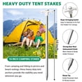 thumbnail image 3 of Estacas para Carpa Eurmax USA Galvanizadas Antióxido para Camping Paquete de 10, 3 of 6