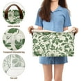 thumbnail image 5 of Yayeee Foldable Storage Basket for Shelves with Handles Waterproof Cloth Bins, Green Floral, 5 of 7