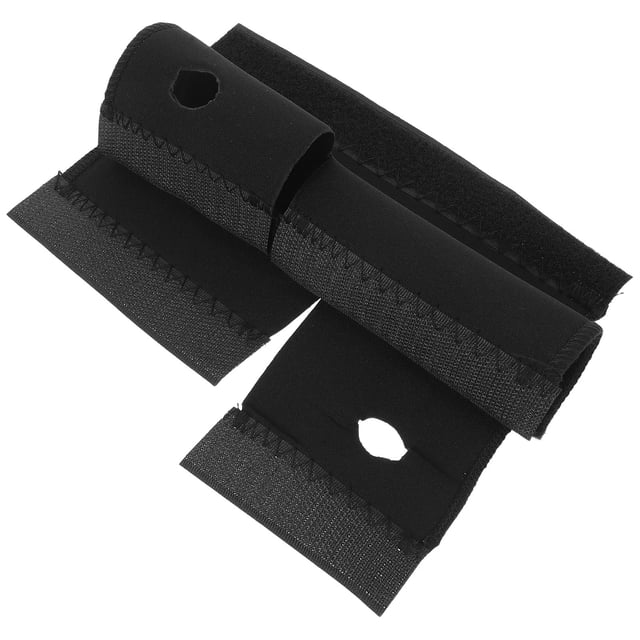 Luxshiny 2Pcs Bike Front Fork Wrap Protectors Black Mud Resistant Frame Protector for Mountain Bikes