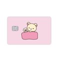 thumbnail image 1 of Anime Cute Rilakkuma Credit Card Skin Stickers Diy Kawaii Anti-scratch Creative Debit Bank Bus Metro Card Waterproof Skin Film, 1 of 1