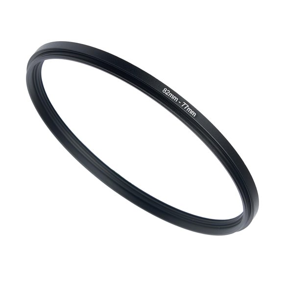 Anillo adaptador elevador GZNLY de 82 mm a 77 mm, metal negro
