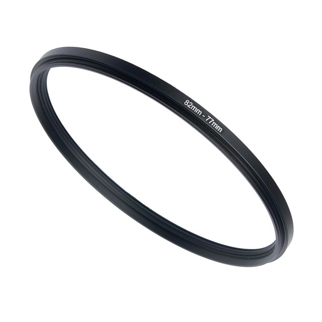 Anillo adaptador elevador GZNLY de 82 mm a 77 mm, metal negro