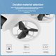 thumbnail image 5 of Repuestos de Repuesto para Ventilador de Ala de Peso Ligero con Aspas para Dron para NEO, Accesorio para NEO, Paletas Coloridas, Color Azul, 5 of 10