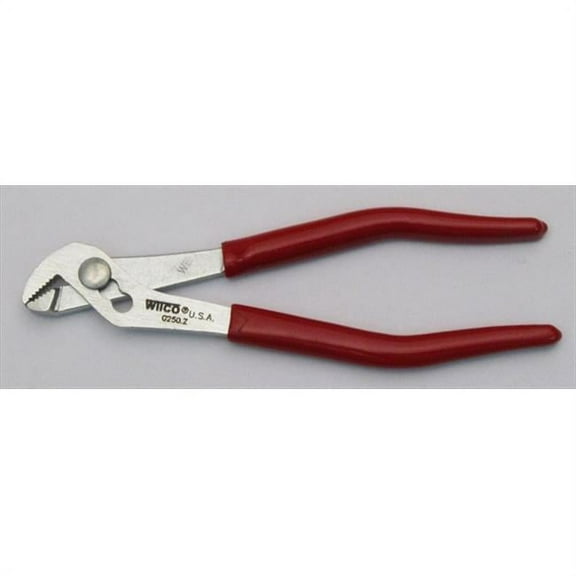 Wilde Tool G251P. Np/Cc 6. 75 Angle Nose Slip Joint Pliers-Polished-Clam Card