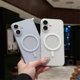 thumbnail image 3 of For iPhone 16 Case Compatible with MagSafe Matte PP Ultra-Thin Phone Cover - Transparent Blue, 3 of 5