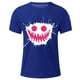 thumbnail image 4 of Blusas y camisas de manga corta con cuello redondo para hombre, blusas casuales de verano a la moda con cuello redondo y estampado para hombre., 4 of 4