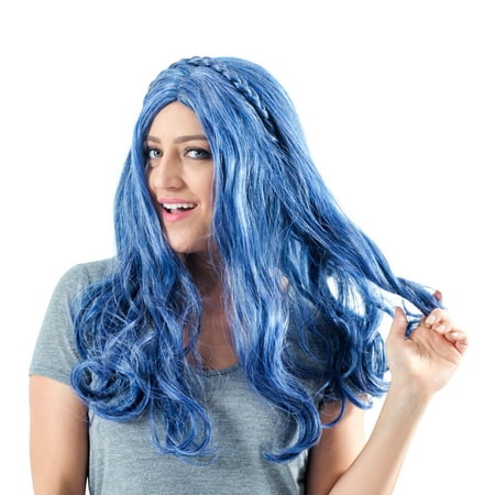 Adult Deluxe Daughter of a Villain Evie Costume Wig