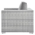 thumbnail image 6 of Lounge Sectional Sofa Chair Set, Rattan, Wicker, Grey Gray, Modern Contemporary Urban Design, Outdoor Patio Balcony Cafe Bistro Garden Furniture Hotel Hospitality, 6 of 10