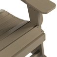 thumbnail image 6 of Outdoor Rocking Adirondack Chair, Taupe, 6 of 10