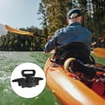 thumbnail image 4 of WHAMVOX Kayak Track Mount Anchor Cleat Boat Cleat Plastic Black for Sailing 1Set, 4 of 8