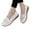 White, variant on Xysaqa Go Walk Shoes for Women, Running Shoes for Women Women's Casual Single Shoe Cowhide Peas Mom Shoes Cowhide Soled Hollowed Out Shoes Work Office Shoes Womens on Clearance