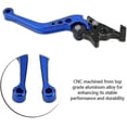 thumbnail image 4 of Brake Lever Handle, 1 Pair 22mm 7/8" Cnc Alnium Motorcycle Clutch Drum Universal Brake Lever Handle(blue), 4 of 5