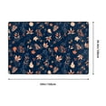 thumbnail image 5 of Area Rugs For Living Room Decor - Autumn Leaves With Blue Anti Slip Throw Washable Rugs 3x5 For Bedroom, Soft Indoor Carpet For Bedroom Living Room 60x39In, 5 of 5