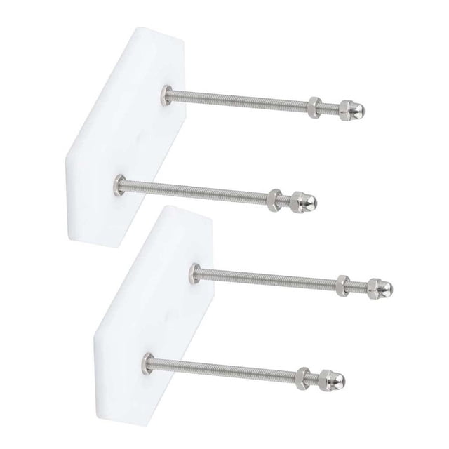 Soidarity Paquete de 2 colgadores de acrílico para monopatín montados en la pared, estante para cubiertas, soporte para colgar en la sala de Type7 NO7