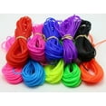 thumbnail image 5 of U8MO 11 Yards 2mm Soft Hollow Rubber Tubing Jewelry Cord Cover Memory Wire Craft DIY-Hot Pink, 5 of 9