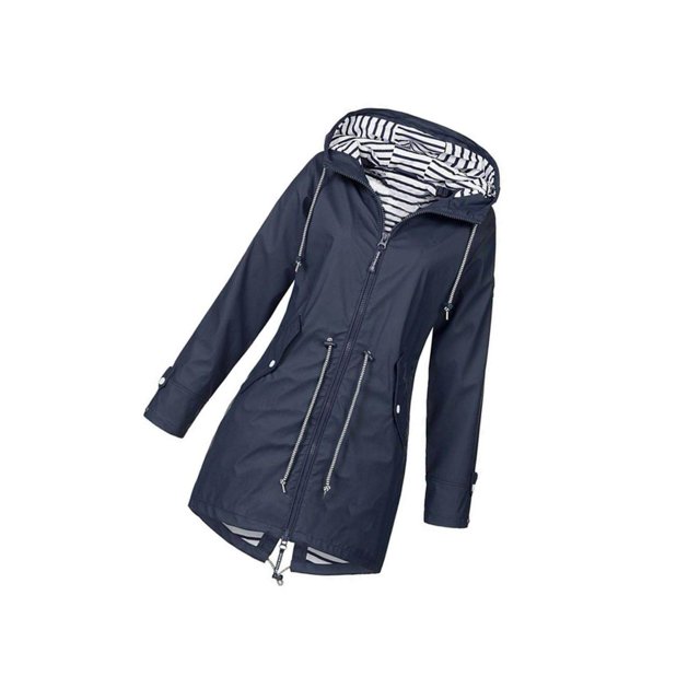 Hoodie Veste Douce Femme Imperméable Imperméable Imperméable à l'Extérieur Manches Imperméable à l'Eau Outwear Vert XXL