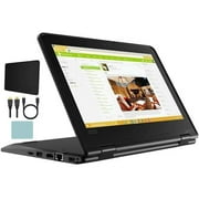 Lenovo ThinkPad Yoga 11E 2-in-1 HD Touchscreen Laptop PC, Intel Celeron N4120 Processor, 4GB RAM, 128GB SSD, Webcam,Stereo Speakers, USB-C, HDMI, WiFi, Windows 10 Pro, Mazepoly Accessories