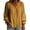 Brown, variant on TKLPEHG Women's V Neck Puff Ruffle Cuff Button Front Blouses Long Sleeve Lightweight Crinkle Fabric Tops Loose Casual Summer Vacation Daily Shirts (Red,S)