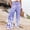 Purple, variant on Womens Trousers Wide Leg High Waist Loose Fit Trousers Pants for Women Linen High Cut Summer Fall Trousers Pants 2024