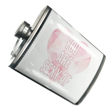 

NEONBLOND Flask You Are Sexy Af Valentine s Day Light Pink Geometric Heart