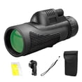 thumbnail image 1 of Generic 10X High-Power BAK4 Prism Monocular Telescope with Multi-Coated Lens, Waterproof, Fog-Proof, Compact Design, Includes Case, Lanyard, Cleaning Cloth, and Phone Clamp, 1 of 7