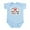 Sky Blue, variant on CafePress - Somebody In Hong Kong Infant Creeper - Baby Light Bodysuit, Size Newborn - 24 Months