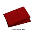 thumbnail image 3 of EazyTech 2-Pack King Size Microfiber Pillow Cases 20x36 Inches, Shrinkage & Fade Resistant Pillowcase with Envelope Closure for Secure Fit & Long-Lasting Comfort Red, 3 of 5
