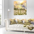 thumbnail image 5 of DESIGN ART Designart 'Blooming Chamomiles Flowers' Landscape Fleece Throw Blanket, 5 of 5
