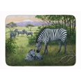 thumbnail image 1 of Carolines Treasures BDBA0385RUG Zebras in the Field with Baby Machine Washable Memory Foam Mat, 1 of 4