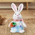thumbnail image 4 of Cute Rabbit Figurine Decorative Ornament Sculpture Table Centerpiece Art for Anniversary Office Decor Male, 4 of 9