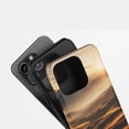 thumbnail image 4 of Sunset Landscape For All iPhone Series Protective Phone Case Nature Scenic Golden Orange Finish, 4 of 7