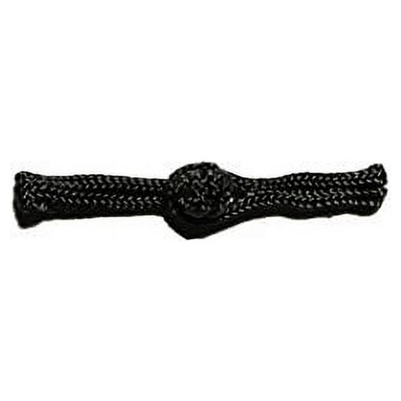 Altotux Pairs Off-white Black Chinese Frog Closure Button Knot Fastener 2.5" (Black)