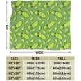 thumbnail image 3 of Pickle Blanket for Women Men, Cute Pickle Themed Design Printed Throw Blankets for Teens Adults Lap, Chair Sofa, Warm Soft Cozy Blanket, 50"x 60", 3 of 6