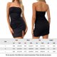 thumbnail image 2 of Vestido Tubo Superior Vestido ajustado para mujer Mini vestido sexy asimétrico Slim Fit Traje de fiesta sin espalda Kuymtek Negro L para Mujer, 2 of 5