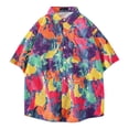 thumbnail image 4 of Hawaiian Shirts For Men Casual Button Down Short Sleeve Tops Summer Breathable Comfy Tropical Printed Beach Vacation Shirt,Sizes M-3XL, 4 of 4