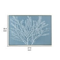 thumbnail image 5 of Benjara 28 x 39 Hanging Wall Art Decor, Rectangular White Tree Design, Blue Canvas, 5 of 5