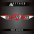 thumbnail image 3 of Attack Graphics Pro Series Restyle Number Plate Backgrounds Polisport MX Restyling Kit for Honda CR250R 2002, 3 of 4