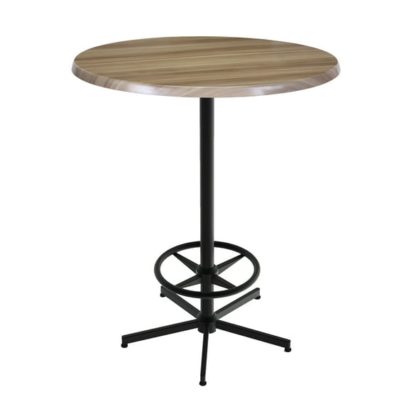 42" Tall OD214 Indoor/Outdoor All-Season Table with 30" Diameter Greystone Top